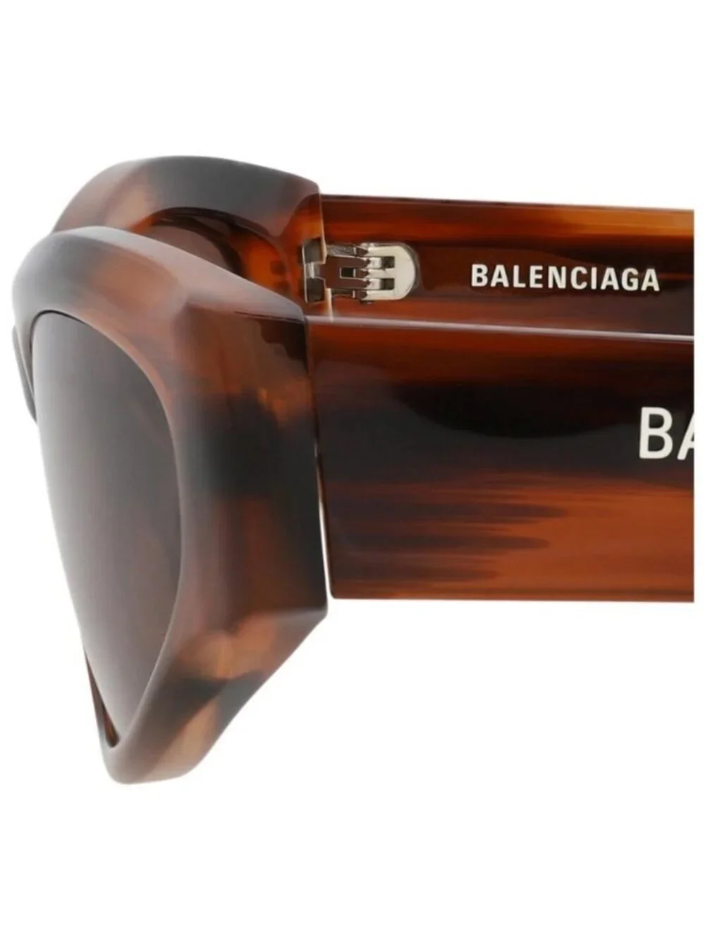 New Balenciaga Womens Cat Eye Havana Havana Brown Fashion Designer Sunglasses